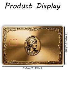 1pc Gold Ancient Roman Official Credit Card Sticker Privacy Protection Card Skin, Premium Holiday Gift PVC Material Anti-Fingerprint Anti-Scratch Wear-Resistant Card Sleeve, Suitable For Chip Cards, Bank Cards, Credit Cards, Transit Cards, Student Campus Cards Personalized DIY - Multicolor - View 13