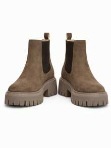 Women Ankle Boots & Booties - Khaki - View 5