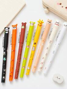 30-Pack 0.7mm Erasable Gel Pens, Animal Print Design, Includes 20 Random Pens + 10 Refills, Multi-Color Thermo-Sensitive Erasable Ink - Multicolor - View 11