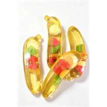 New Assorted Jelly Banana, Built-In Fresh Fruit Transparent, Jelly Texture, Squishy, Butter, Crunchy Butter, Crunchy Squishy, Squishy, Squishy - Multicolor - View 3