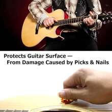 Premium Acoustic Guitar Pickguard Pick Guard, Transparent Self-Adhesive, Scratch Resistant Protection Coating, Anti-Dust, Anti-Fingerprint, Made In South Korea, Clear Matte, Style Type - Clear Matte - View 6