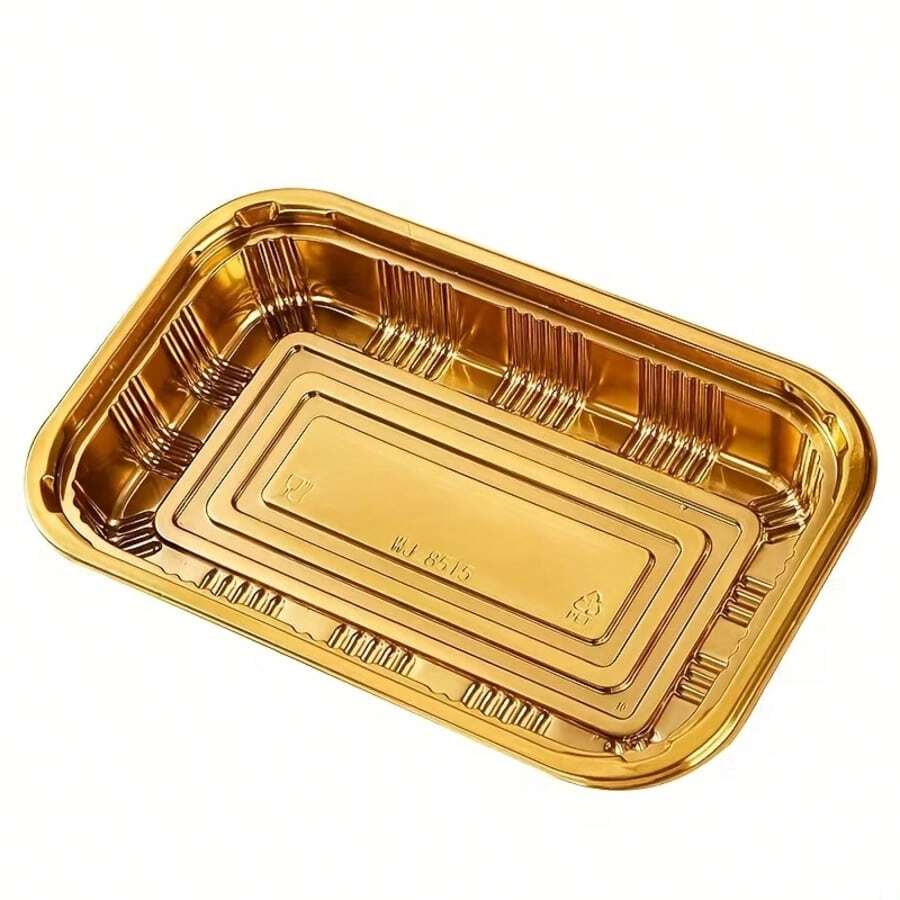 10PCS Rectangular Fruit Tray, Large-Capacity Food Packaging Box, Suitable For Cheese Platters, Appetizers And Vegetable Sticks - Leak-Proof, Stackable, Perfectly Suitable For Catering Events, Birthday Parties And Festivals - Multicolor - View 1