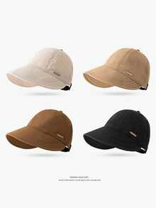 1 buah Topi Matahari Berwarna-warni yang Bernapas, Topi Baseball Multifungsi Modis dengan Desain Masker, Lembut dan Dapat Dilipat, Cocok untuk Aktivitas Luar Ruangan dan Pemakaian Sehari-hari, Topi Wanita, Unisex, Hadiah Liburan, Topi Pria - Beraneka warna - View 4