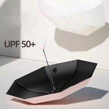 1pc Fashionable Portable Umbrella, Innovative Design, Lightweight Mini Capsule Umbrella, UV Protection And Rainproof, Foldable, Suitable For School, Office, Home, Travel, Outdoor Activities, Garden, Travel Essential, Portable Essential, Beach Essential, Graduation Season, Graduation Ceremony, Graduation Gift, Congratulate Graduates, Outstanding Graduates, End Of Studies, Graduation Party, Outdoor Essential, Portable Travel - Multicolor - View 5