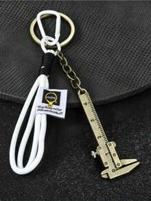 Mini Vernier Caliper With Anti-Loss Lanyard, Portable Measurement Tool Pendant Gift, Phone Chain Bag Charm, Exquisite Holiday Gift - Multicolor - View 2