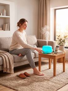 Redlemon Humidificador y Difusor de Aceites Esenciales Luz LED 12 Colores (500ml) - Sin niebla - Ver 10