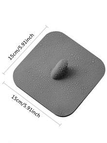 1/2 Set Reusable Drain Hole Covers, Suitable For Shower, Bathtub, Bathroom, Sink, Kitchen, Laundry Room, Fits Standard Size Drain Holes, Easy To Install And Clean - One Size Fits All - View 8
