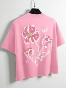 Women T-Shirts - 玫瑰紅 - 查看 4