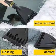 1件裝汽車雪鏟除雪刮冰器 冬季車窗除雪除霜刮冰工具 - 汽車除雪鏟 - 查看 4