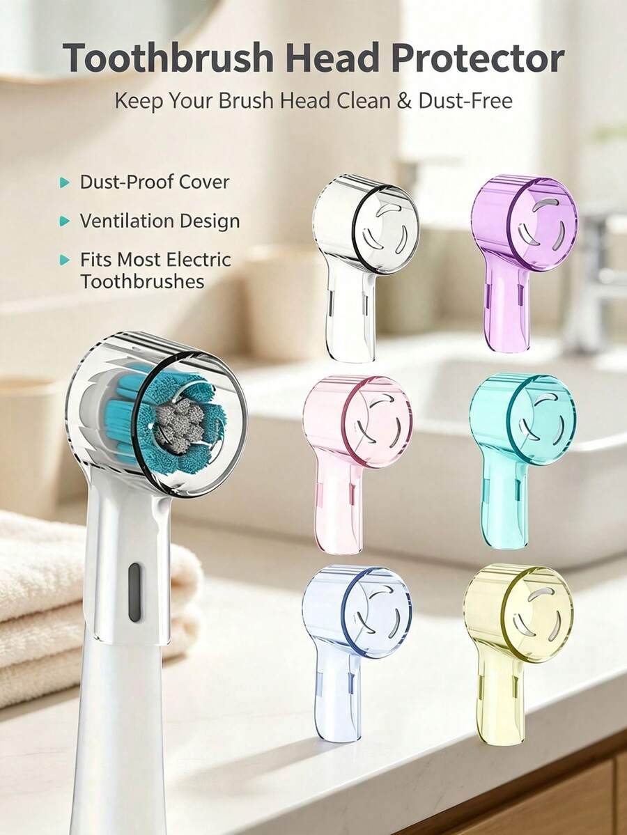 Electric Toothbrush Head Protective Cover, Portable Toothbrush Head Storage Box
