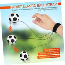Elastic Wrist Ball With Rope, Fitness Stress Relief Hand Training Toy, Interactive Party Game And Small Gift For Teens And Adults, Suitable For Party Games, Christmas And Holiday Gifts - Multicolor - View 6