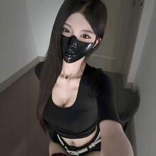 1件/2件/3件裝 高端半臉面具 完美臉型仿生 Cosplay 萬聖節 賽博龐克 機械科技風 假臉 節慶禮物 拍照道具 - 查看 5