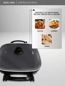 RCA Sartén Eléctrico con Temperatura Ajustable RC-3030C - Negro - Ver 7