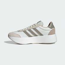 Sepatu Sneakers Adidas CITY RNR "T-Head" Klasik Retro Sol Tebal JR8012 - Putih - View 3