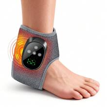 Hailicare 4段式加熱震動足踝按摩器 無線充電式腿部放鬆 家用辦公用 送給媽媽妻子的禮物 - 灰色 - 查看 12