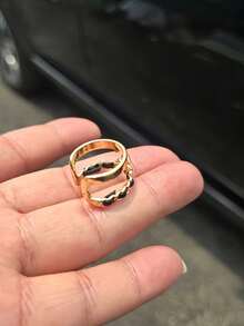 1pc New Women's Ring Woven Animal Bracelet Multi-Use Accessory - Multicolor - View 3