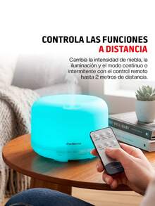 Redlemon Humidificador y Difusor de Aceites Esenciales Luz LED 12 Colores (500ml) - Sin niebla - Ver 5