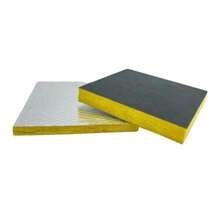 FandL Johns Manville - Paneles de aislamiento de conductos 1 a 2 pulgadas de grosor, 61 x 61 cm y 61 x 48 pulgadas Aislamiento térmico de fibra de vidrio HVAC para sistemas de conductos de chapa - 1 pulg. x 24 pulg. x 24 pulg. - Ver 2