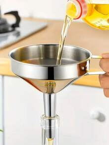 Stainless Steel Funnel Strainer Filter Mesh For Home Use, Oil Residue, Boiling Water, White Liquor, Wine Filter, Kitchen Oil Pouring Tool - View 6