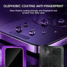 XINHONGYU 1pc Tempered Glass Screen Protector For IPhone 17 Pro Max, Anti-Blue Light, Compatible With IPhone 17 Pro/16/16 Plus/15 Pro/15/14/13/12/11/XR/XS, Full Coverage | Eye Protection | Anti-Fingerprint | Compatible With Phone Cases - 1pc - View 5