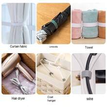 Japanese Style Cable Ties Living Room Office Data Cable Organizer Storage Tool Portable Cable Winder Magic Tape Straps - Multicolor - View 9
