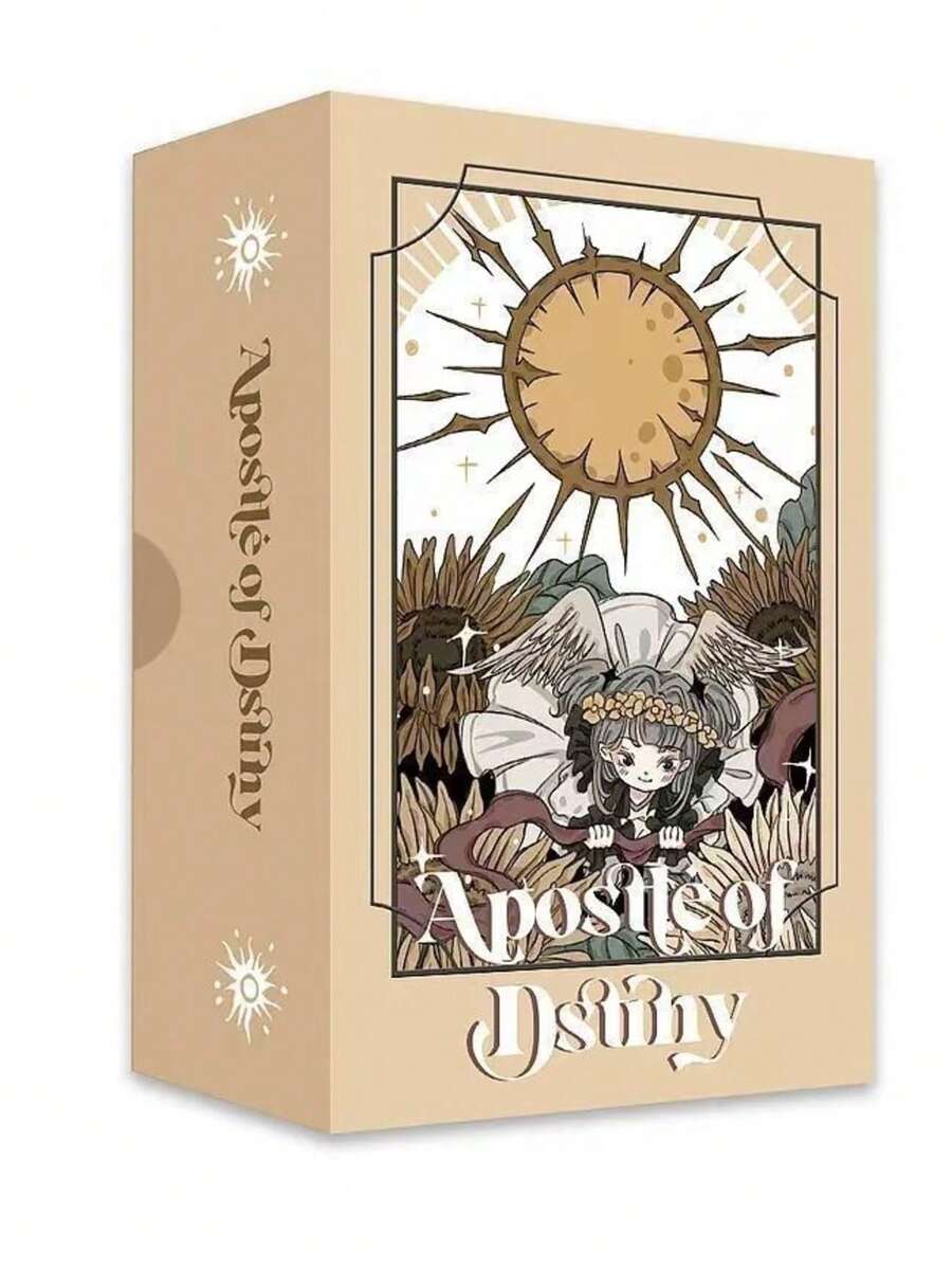 1 Set Kartu Tarot Rasul Takdir, Dek Oracle Ramalan Keberuntungan, Kartu Tarot Bergambar Kartun dengan Buku Panduan
