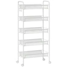 Mobile Storage Islands - White - View 1