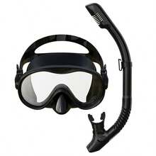 Adult Full Face Snorkel Mask Set With Dry Tube, Tempered Glass Diving Mask, Silicone Seal Waterproof Swim Gear For Island Swimming - Multicolor - View 12