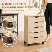 HOMCOM classeurs - Taupe - Voir 5