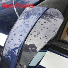 2 Packs Car Rearview Mirror Rain Visor, Car Side Mirror Rain Eyebrow, Waterproof Car Rearview Mirror Rain Shield, Universal Fit For Sedans, Trucks, And SUVs - 2pcs Rearview Mirror Rain Guards - View 7