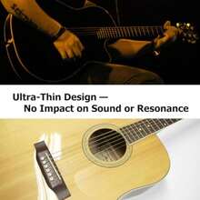 Premium Acoustic Guitar Pickguard Pick Guard, Transparent Self-Adhesive, Scratch Resistant Protection Coating, Anti-Dust, Anti-Fingerprint, Made In South Korea, Clear Matte, Style Type - Clear Matte - View 5
