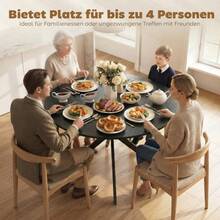 Dining Tables - Black + Wood - View 4