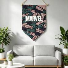 Mesuca Bendera Segitiga Hiasan Dinding Dekoratif Motif Kamuflase Marvel, Warna Bumi, Kain Tahan Lama, Portabel untuk Berkemah, Ruang Dalam Ruangan, Pesta, Dekorasi Latar Belakang 1 buah - Hijau Tentara - View 2