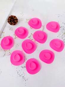 15/30/45pcs Plastic Mini Western Cowboy Hats, Cute Mini Hats, Party Accessories, Suitable For Role Play And Decoration - Cowboy Hat - View 6