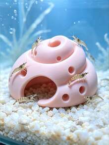3D Printed Conch Shell Shaped Fish Tank Hideout Cave, Fish & Shrimp Breeding Hiding Hole, Aquarium Landscape Decoration Ornament Small Fish Shelter - A - View 6