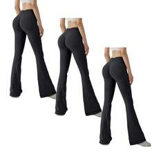 Women Sports Pants - Black 3-piece - View 3