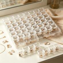 Dustproof Mini Grid Case For Earrings Nail Charms Tiny Hardware Parts Storage - A - View 3