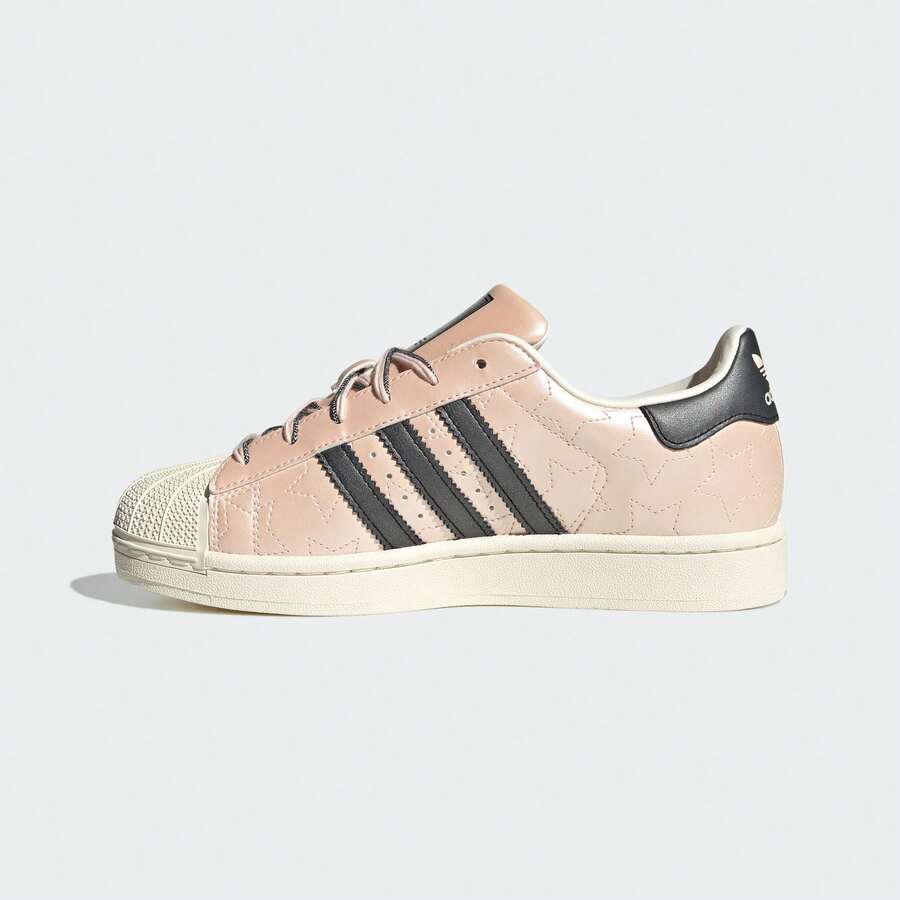 Adidas SUPERSTAR II Classic Shell Toe Sneakers JR6985, Same Style As Song Yuqi - Dusty Pink - View 1