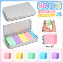 Macaron Colorful Magnetic Building Blocks, Mini Travel Portable Set, Educational Preschool STEM Sensory Toy, DIY Construction, Gift For Boys And Girls - Multicolor - View 12
