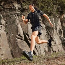 Adidas TRACEFINDER Outdoor Stable Breathable Moisture-Wicking Cushioned Trail Running Shoes - Black - View 5