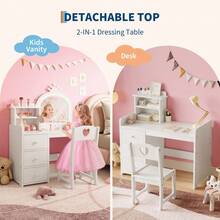 Vanities & Vanity Benches - White - View 4