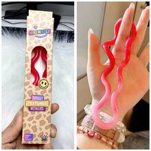 1pc Color-Changing Fingertip Toy, Multi-Color Crystal Electroplated Thinking Training Rope Stress Relief Toy (Can Be Assembled Into Multiple Shapes, Random Packaging Box Color) (Changes Color With Temperature) - Multicolor - View 18
