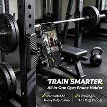 1PC Flexible Mobile Holder Stand For Gym Workout & Everyday Needs Suitable For 4.0-7.0 Inch Mobile Phones Adjustable Outdoor Sports Phone Mount High Strength Magnetic Phone Holder - Multicolor - View 5