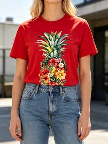 Women T-Shirts - 紅色 - 查看 10
