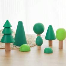 Rainbow Stacking Building Blocks Toys, Creative Construction Blocks, Brain Development Toys, Open-Ended Toys, Children's Gift - Sapling - View 3