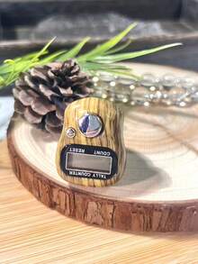 Wood Grain Finger Ring Electronic Counter, Resettable Finger Tally Counter For Prayer, Meditation And Recitation - Multicolor - View 10