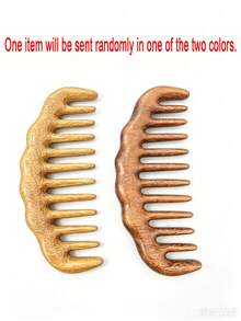 1pc Sandalwood Massage Comb Wooden Comb Multi-Functional Comb Neck Massage Head Massage Suitable For Hair Care Applicable To All Hair Types Daily Hair Care Essential Daily Hair Care Back To School Travel Hair Comb - Multi-color - View 13
