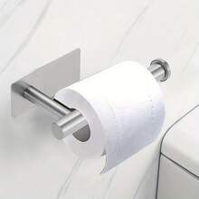 Self-Adhesive Wall-Mounted Toilet Paper Holder, No Drilling Required, Includes Adhesive Backing, Suitable For Bathroom, Back To School Supplies, Halloween Gift - Multicolor - View 9