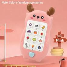 Baby Phone Toy With Music And Sound, Rubber Teether, Simulated Phone, Early Education Toy, Children's Gift - Multicolor - View 16