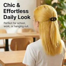 Creative Smart Magnetic Hair Clips For Women, Back Of Head Claw Clip, Magnetic Flyaway Hair Clip, Bangs Clip, Side Hair Clip - Multicolor - View 2